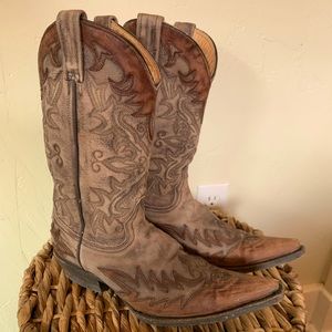 Stetson leather boots sz 8.5 (fits like 9) woman’s
